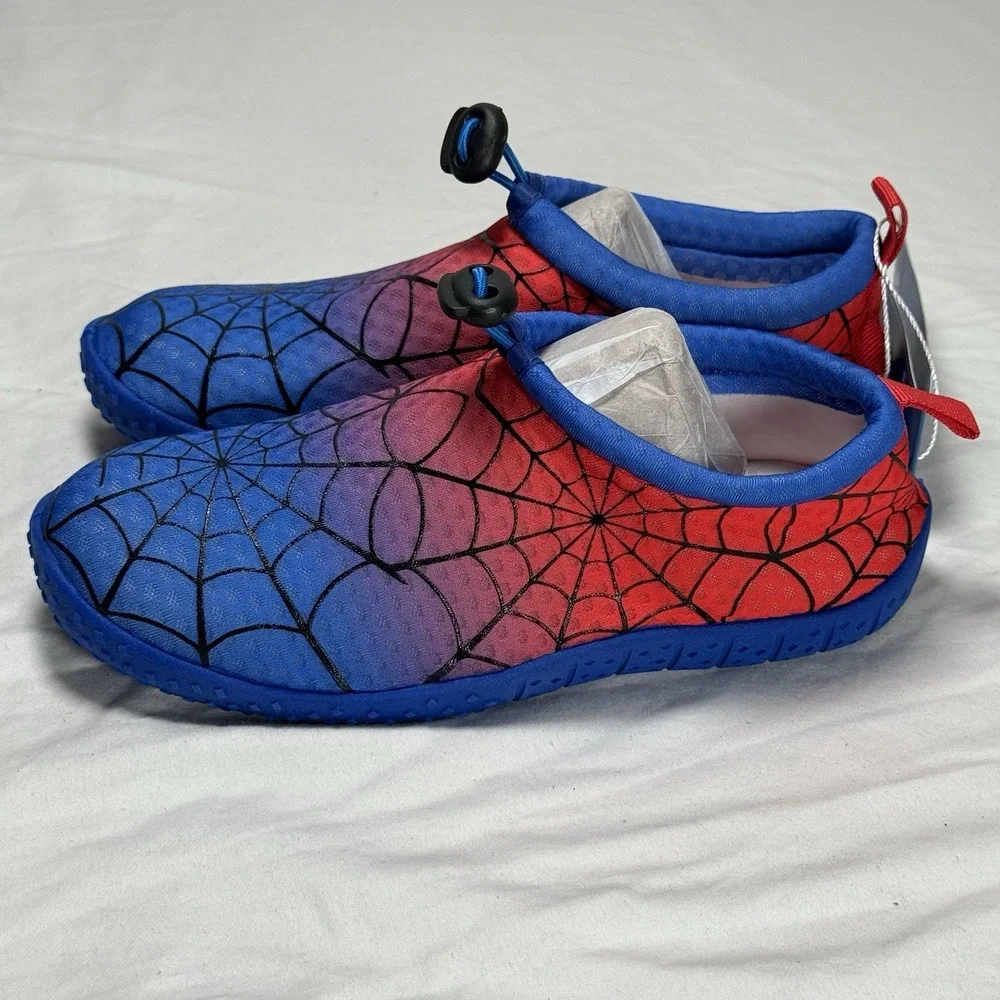 Watelves Kids Water‎ Shoes Spider Design Size US 1 EU 33 Slip On Beach Swim